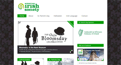 Desktop Screenshot of irishsociety.no